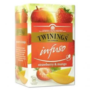 TWININGS Infuso Ceai cu Capsuni  Mango 20x2g