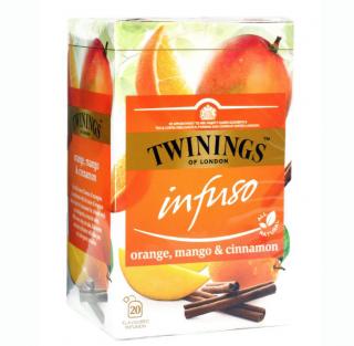 TWININGS Infuso Ceai cu Portocale  Mango  Scortisoara 20x1.5g