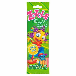 ZOZOLE Jeleuri cu Suc de Fructe Sticks 75g