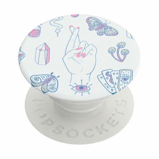 Accesoriu de telefon si tableta PopSockets, suport PopGrip cu fixare durabila,  Good Omens