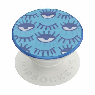 Accesoriu de telefon si tableta PopSockets, suport PopGrip cu fixare durabila,  Lenticular Wink