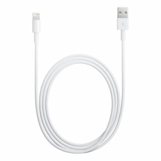 Cablu date original Apple MD818ZM A, USB-A la Lightning, 1 m, Alb