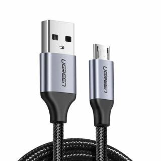 Cablu date USB la Micro-USB, QC 2.0, 2A, 1.5 m, Negru