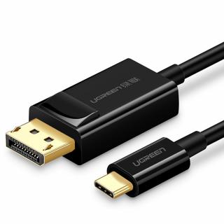 Cablu video USB-C la DP Ugreen, 4Kx2K 30Hz, 1.5m, negru