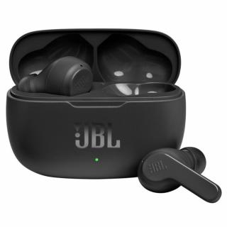 Casti audio in-ear JBL Wave 200TWS, True Wireless, Bluetooth, Deep Bass, IPX2, Touch Control, Negru