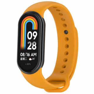 Curea ceas compatibila cu Xiaomi Mi Band 8 NFC, Portocaliu - ES00731