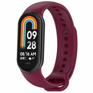 Curea ceas compatibila cu Xiaomi Mi Band 8 NFC, Rosu - ES00729