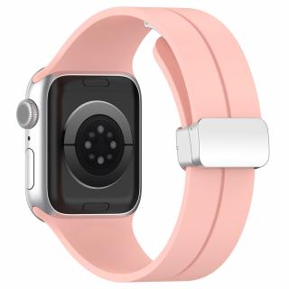 Curea ceas UIQ compatibila cu Apple Watch 1 2 3 4 5 6 7 8 9 SE SE 2, 38 40 41mm, Roz - ES00839