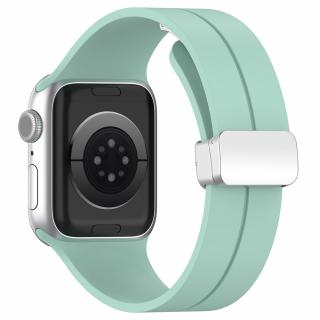 Curea ceas UIQ compatibila cu Apple Watch 1 2 3 4 5 6 7 8 9 SE SE 2, 38 40 41mm), Verde Turcoaz - ES00838