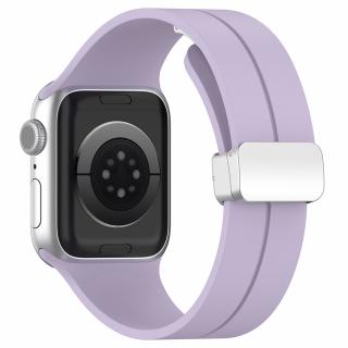 Curea ceas UIQ compatibila cu Apple Watch 1 2 3 4 5 6 7 8 9 SE SE 2, 38 40 41mm, Violet - ES00841