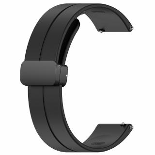 Curea ceas UIQ compatibila cu Huawei Watch GT 2 46mm GT 2 Pro GT 3 Pro 46mm Ultimate, Xiaomi Watch S1, Negru - ES00846