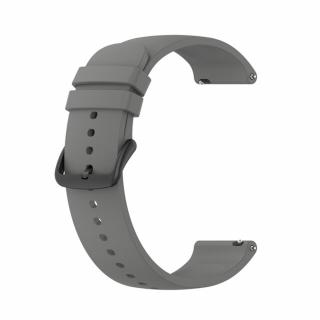 Curea pentru ceas din silicon moderna compatibila cu Samsung Galaxy Watch 4, Galaxy Watch Active 1   2 40 mm   44 mm, Huawei Watch GT   GT 2   GT 3 42 mm, Gri