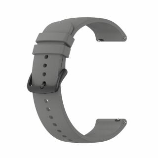 Curea pentru ceas din silicon moderna compatibila cu Samsung Galaxy Watch 46mm   Watch 3   Gear S3, Huawei Watch GT   GT 2   GT 2e   GT 2 Pro   GT 3 46 mm, Gri