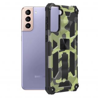 Husa Blazor Series pentru Samsung Galaxy S21 Plus - Camo Lime