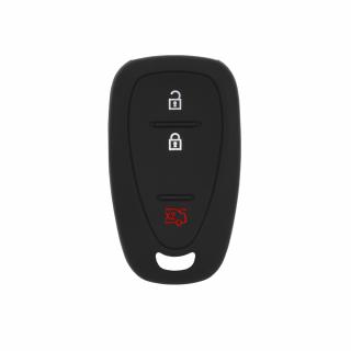 Husa cheie auto din silicon moale pentru Chevrolet Spark, Cruze, Silverado, Equinox, Sonic, Expres, Impala, Malibu, Colorado, Suburban, Camaro, Bolt, Trax, Volt, Negru