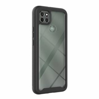 Husa completa cu folie protectoare compatibila cu Motorola Moto G9 Power, Negru