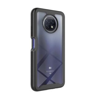 Husa completa cu folie protectoare compatibila cu Xiaomi Redmi Note 9T, Negru