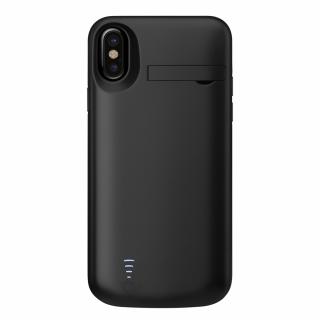 Husa cu acumulator compatibila cu iPhone X   XS, 5000 mAh, iesire 5V  1A, negru