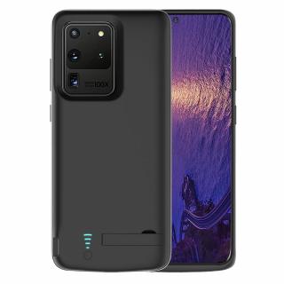 Husa cu acumulator pentru Samsung Galaxy Note 10, 5000 mAh, afisare nivel baterie, negru