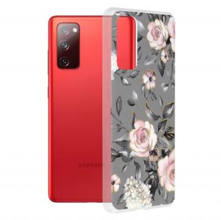 Husa de protectie cu imprimeu floral pentru Samsung Galaxy S21 FE, Bloom of Ruth Gray