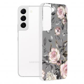 Husa de protectie cu imprimeu floral pentru Samsung Galaxy S22, Bloom of Ruth Gray