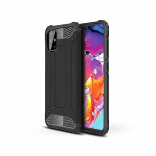 Husa de protectie din policarbonat dur compatibila cu Samsung Galaxy A51, Negru