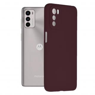 Husa de protectie din silicon moale si fin compatibila cu Motorola Moto G42, Mov