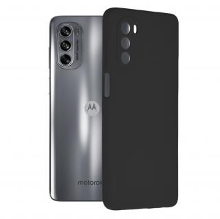 Husa de protectie din silicon moale si fin compatibila cu Motorola Moto G62, Negru