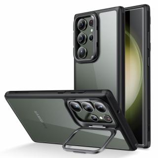 Husa de protectie premium cu suport compatibila cu Samsung Galaxy S23 Ultra, Negru