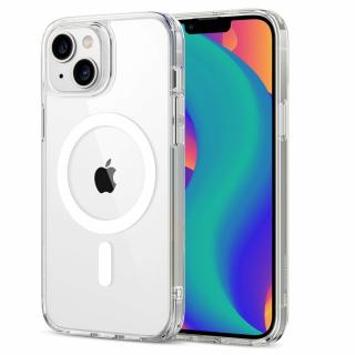 Husa de protectie premium, rezistenta la socuri, compatibila cu iPhone 14 Plus, Transparent