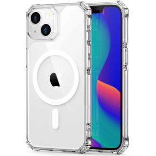 Husa de protectie premium, rezistenta la socuri compatibila cu iPhone 14 Plus, Transparent