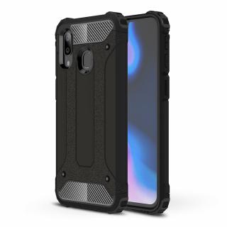 Husa de protectie, R-PROTECT, Hybrid Armor, pentru Samsung Galaxy A40 , Negru