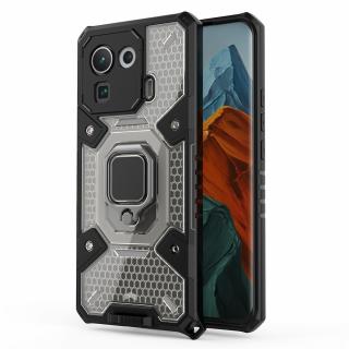 Husa de protectie rezistenta la socuri, inel metalic cu ajustare rapida pentru Xiaomi Mi 11 Pro, Negru