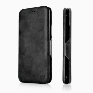 Husa de protectie Safe Wallet Plus tip carte din piele ecologica si silicon durabil, cu suport carduri, inchidere magnetica, anti amprente, rezistenta la zgarieturi, compatibila cu Huawei Mate 20 Lite