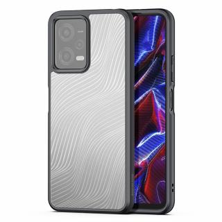 Husa de protectie telefon Dux Ducis Aimo Series, Antisoc, Design Original, compatibila cu Xiaomi Redmi Note 12 5G   Poco X5, Negru