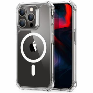 Husa de protectie telefon ESR, Air Armor HaloLock, compatibila cu Apple iPhone 15 Pro, Transparent