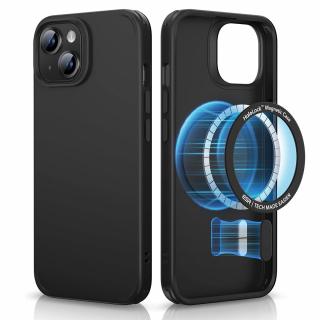 Husa de protectie telefon ESR, Classic Hybrid HaloLock, compatibila cu Apple iPhone 13   14, Negru