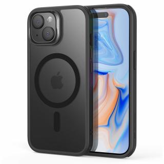 Husa de protectie telefon ESR, Classic Hybrid HaloLock, compatibila cu Apple iPhone 15, Negru