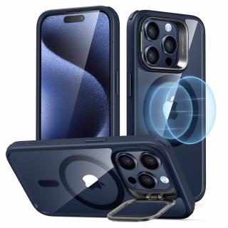 Husa de protectie telefon ESR, Classic Hybrid HaloLock Kickstand, Functie Stand, compatibila cu Apple iPhone 15 Pro Max, Transparent