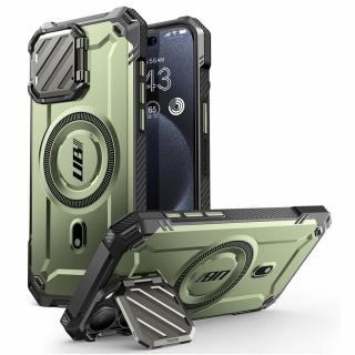 Husa de protectie telefon premium Supcase, Unicorn Beetle XT MagSafe, compatibila cu Apple iPhone 15 Pro Max, Verde