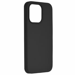 Husa din silicon cu design minimalist, antiamprenta compatibila cu iPhone 13 Pro, Negru