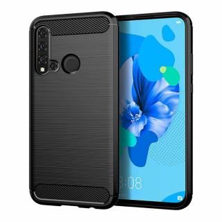 Husa premium din poliuretan compatibil cu Huawei Nova 5T, Negru