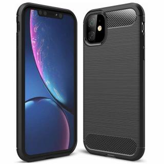 Husa premium din poliuretan compatibil cu iPhone 12 Mini, Negru