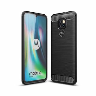 Husa premium din poliuretan compatibil cu Motorola Moto G9 Play, Negru