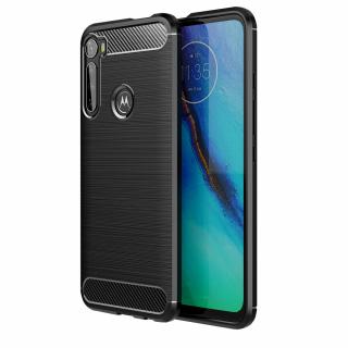 Husa premium din poliuretan compatibil cu Motorola One Fusion Plus, Negru