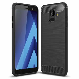 Husa premium din poliuretan compatibil cu Samsung Galaxy A6 2018, Negru