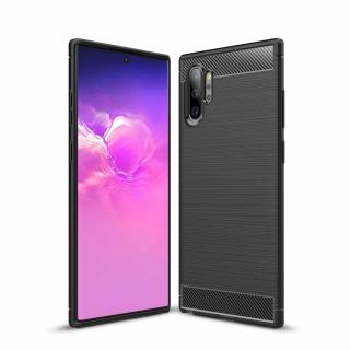 Husa premium din poliuretan compatibil cu Samsung Galaxy Note 10 Plus   5G, Negru