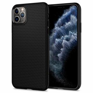 Husa premium Liquid Air compatibila cu iPhone 11 Pro, Negru