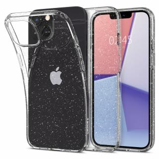 Husa premium Liquid Crystal compatibila cu iPhone 13, Glitter Crystal