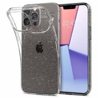 Husa premium Liquid Crystal compatibila cu iPhone 13 Pro Max, Glitter Crystal